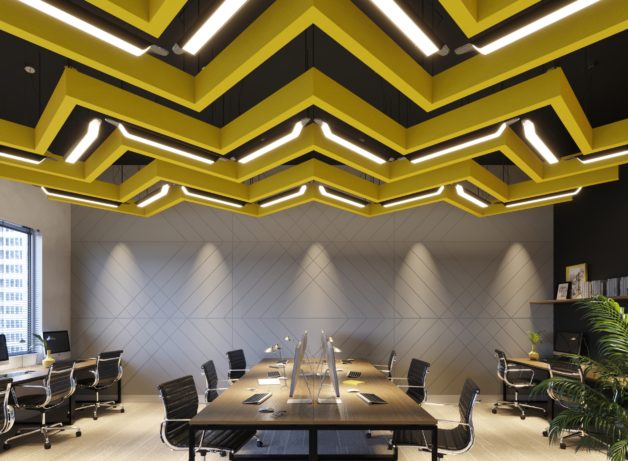 Ηχοαπορροφητικά Φωτιστικά Rail 1