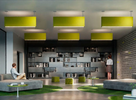 Ηχοαπορροφητικά Φωτιστικά Rail 2