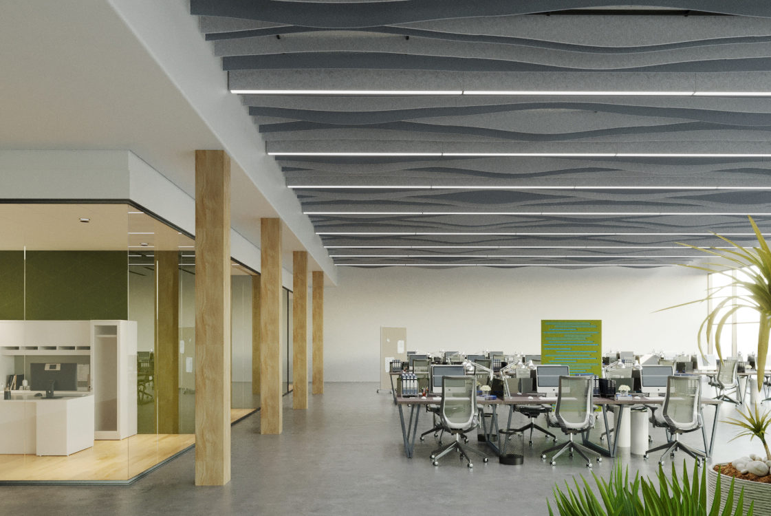 Ηχοαπορροφητικά Φωτιστικά Rail 3