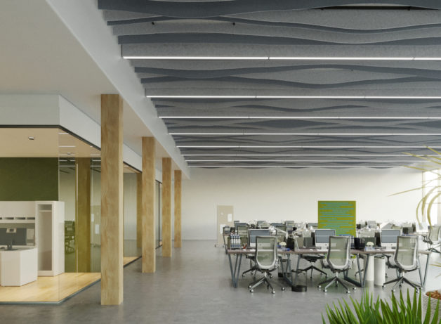 Ηχοαπορροφητικά Φωτιστικά Rail 1