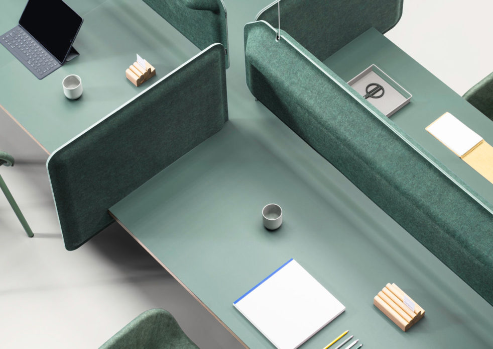 Soundabsorbing Desk Panels