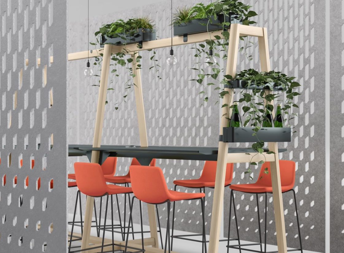 Τραπέζια Συνεργασίας Nova Wood Multipurpose 3