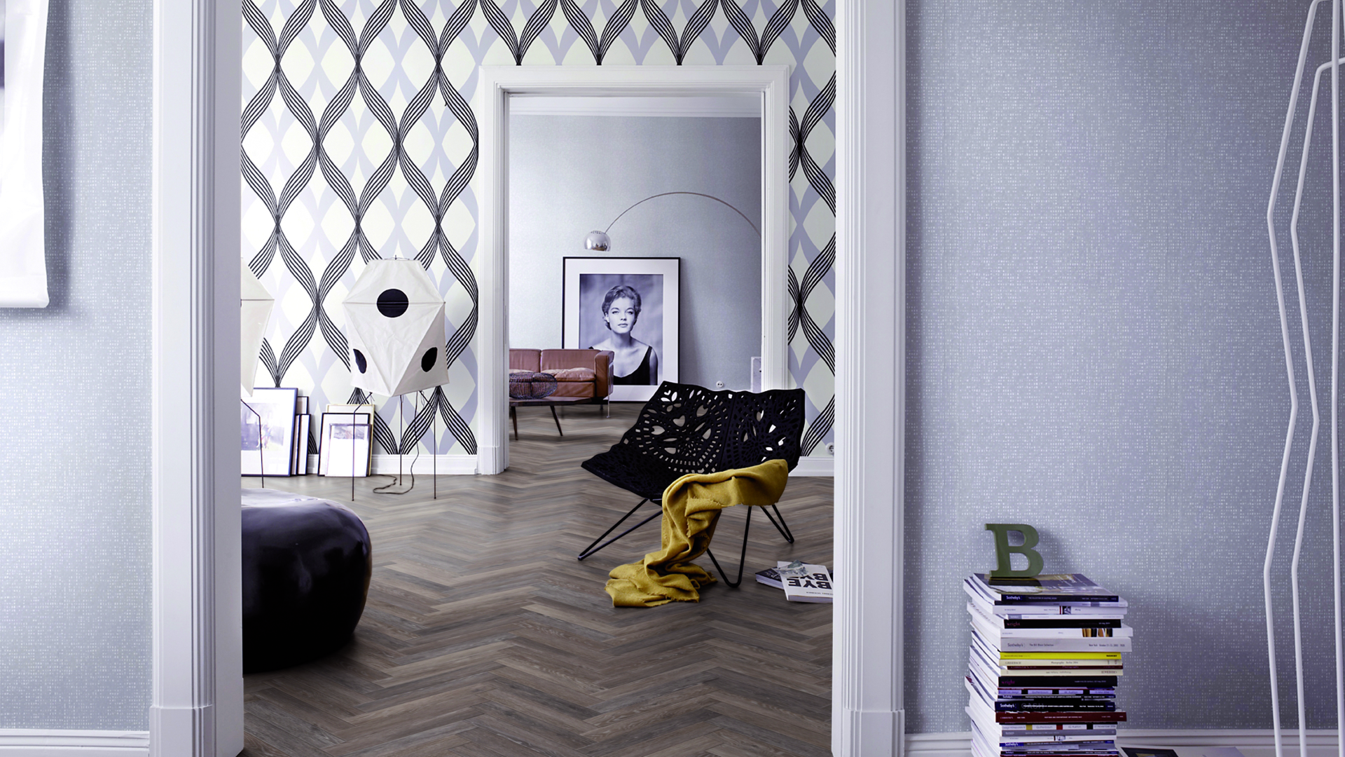 Βινυλικά Δάπεδα Μόνιμης Κόλλησης Project Floors Herringbone