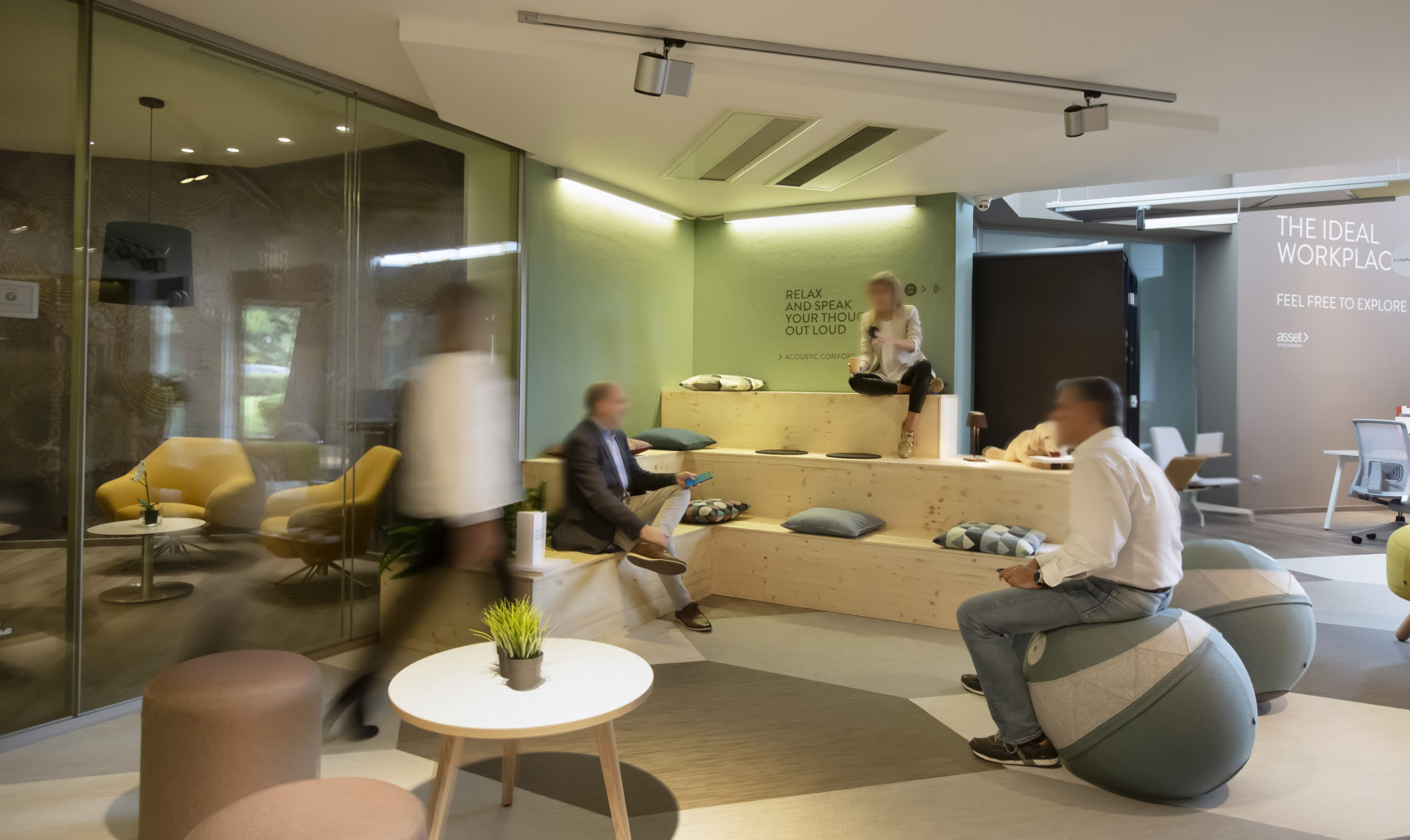 Α team of professionals passionate  to transform any space into an engaging place where one works, lives, collaborates, feels and grows more and better.