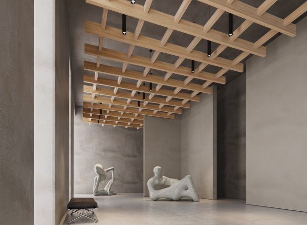 ηχοαπορροφητικά πλέγματα οροφής Zen Grid 1